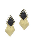 Buy Crunchy Fashion Black Drop Earrings - Purplle