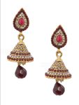 Buy Royal Bling Blooming Traditional Jhumkas - Purplle
