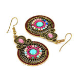 Buy Crunchy Fashion Boho Beads Drop Earrings For Girls - Purplle