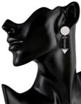 Buy Crunchy Fashion Bright Creamy Decadic Earrings - Purplle