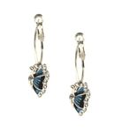 Buy Crunchy Fashion Butterfly Blue Earrings - Purplle