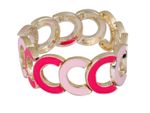 Buy Crunchy Fashion C-C Pink Bracelet - Purplle