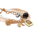 Buy Crunchy Fashion Hansa Charms Bracelet - Purplle