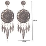 Buy Crunchy Fashion Crunchy Fashion Drop & Dangler Earring - Purplle