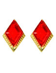 Buy Crunchy Fashion Blue Brick Studs - Purplle