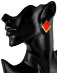 Buy Crunchy Fashion Blue Brick Studs - Purplle