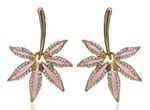 Buy Crunchy Fashion Multicolored Leaves Drop Earrings - Purplle