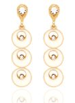 Buy Crunchy Fashion Gold Plated Stylish Drop Earrings - Purplle