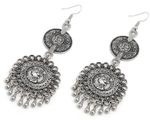 Buy Crunchy Fashion Oxidised Silver Drop & Dangler Earring - Purplle
