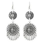 Buy Crunchy Fashion Oxidised Silver Drop & Dangler Earring - Purplle