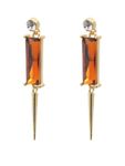 Buy Crunchy Fashion Cheeky Hazel Strip Earrings - Purplle