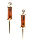 Buy Crunchy Fashion Cheeky Hazel Strip Earrings - Purplle