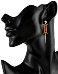 Buy Crunchy Fashion Cheeky Hazel Strip Earrings - Purplle