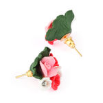 Buy Crunchy Fashion Clay Floret Stud Earrings For Women - Purplle