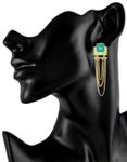 Buy Crunchy Fashion Colorrush Verdant Multilayer Danglers - Purplle