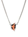 Buy Crunchy Fashion Coral Butterfly Pendant Necklace - Purplle