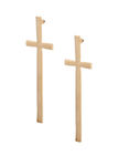 Buy Crunchy Fashion Cross Studs - Purplle