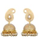 Buy Crunchy Fashion Crunchy Fashion Traditional Jhumka Earrings Combo For Girls - Purplle