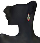 Buy Crunchy Fashion Crunchy Fashion Traditional Jhumka Earrings Combo For Girls - Purplle