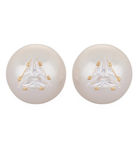 Buy Crunchy Fashion Crystal Cuneate Pearl Stud Earrings - Purplle