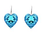 Buy Crunchy Fashion Crystal Love Earrings - Purplle