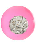 Buy Crunchy Fashion Crystal Pink Dual Studs - Purplle