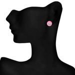 Buy Crunchy Fashion Crystal Pink Dual Studs - Purplle