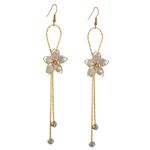 Buy Crunchy Fashion Crystalline Floret Drop Earrings For Women - Purplle