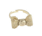 Buy Crunchy Fashion Cute Bow Love Ring - Purplle