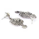 Buy Crunchy Fashion Dangling Silver Earrings For Women - Purplle