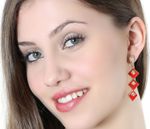 Buy Crunchy Fashion Dangling Square Earrings For Women - Purplle