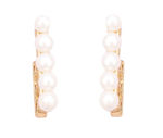 Buy Crunchy Fashion Embedded Pearl Dual Side Studs - Purplle