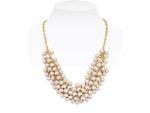 Buy Crunchy Fashion Embedded Pearls Necklace - Purplle