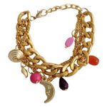 Buy Crunchy Fashion Enchanted Golden Bracelet - Purplle