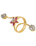 Buy Crunchy Fashion Fashion Diva Wedding Ring - Purplle