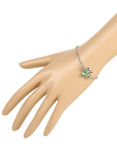 Buy Crunchy Fashion Fashionable Clover Bracelet - Purplle