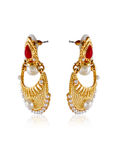 Buy Crunchy Fashion Flourishing Snowy Earring - Purplle
