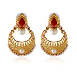Buy Crunchy Fashion Flourishing Snowy Earring - Purplle