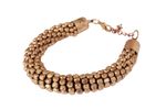Buy Crunchy Fashion Glamarous Golden Beads Bracelet - Purplle