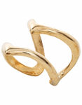 Buy Crunchy Fashion Glossy Gold Ring - Purplle