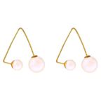 Buy Crunchy Fashion Glowing Pearl Earrings - Purplle