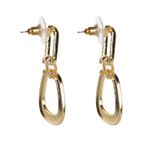 Buy Crunchy Fashion Gold Geometric Earrings - Purplle