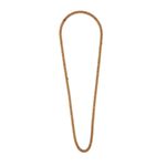 Buy Crunchy Fashion Golden Beads Long Necklace - Purplle