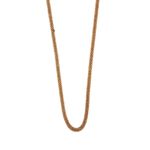 Buy Crunchy Fashion Golden Beads Long Necklace - Purplle