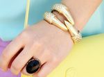 Buy Crunchy Fashion Golden Claw Bracelet - Purplle