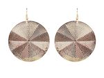Buy Crunchy Fashion Golden Disc Earring - Purplle