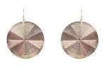 Buy Crunchy Fashion Golden Disc Earring - Purplle