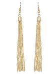 Buy Crunchy Fashion Golden Fairy Earrings - Purplle