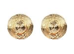 Buy Crunchy Fashion Golden Hat Studs - Purplle