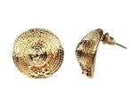 Buy Crunchy Fashion Golden Hat Studs - Purplle